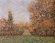 Camille Pissarro autumn scenery painting